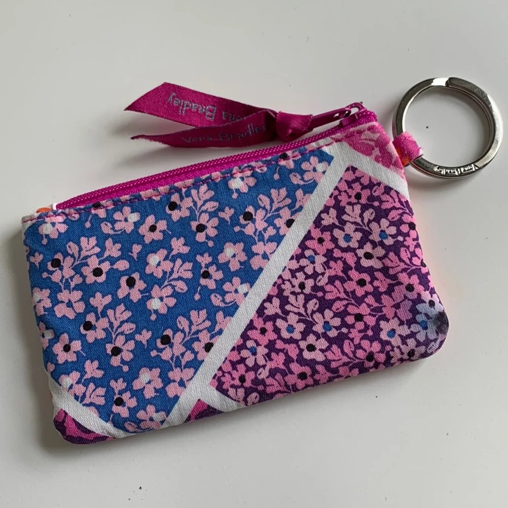 Vera Bradley Floral ID Wallet & Key Ring